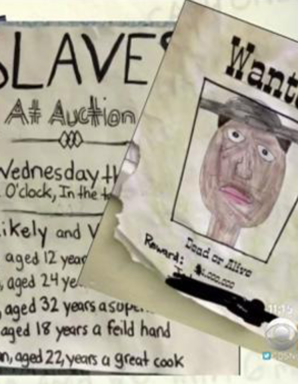 mock slave auctions