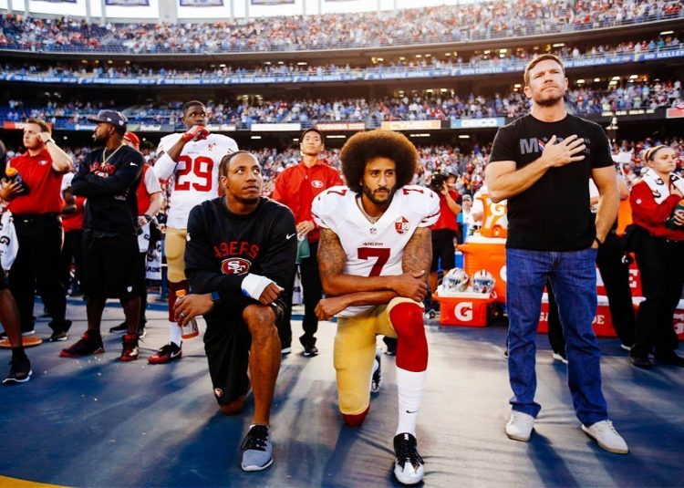 Kapernick_Eric Reid_protest